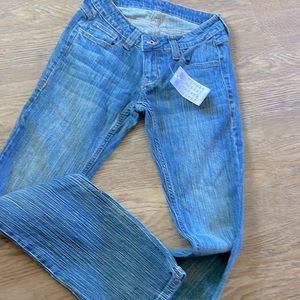 J Galt PACSUN Stone Brielle Boot Cut Lightly Ribbed Jeans Size S New